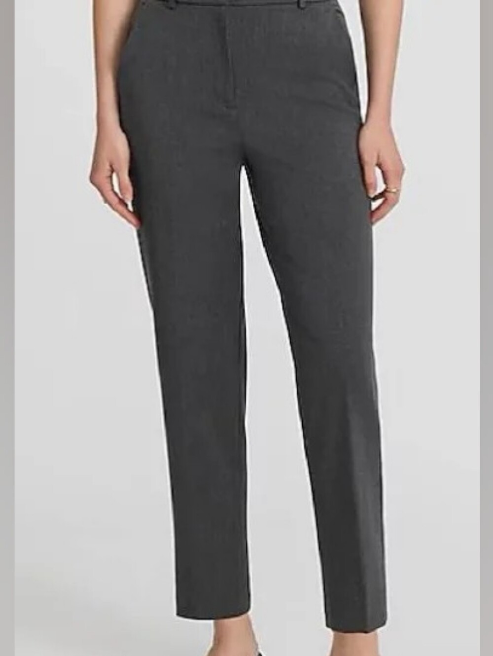 Gray Plaid Dress Pants - Picture 15 of 15